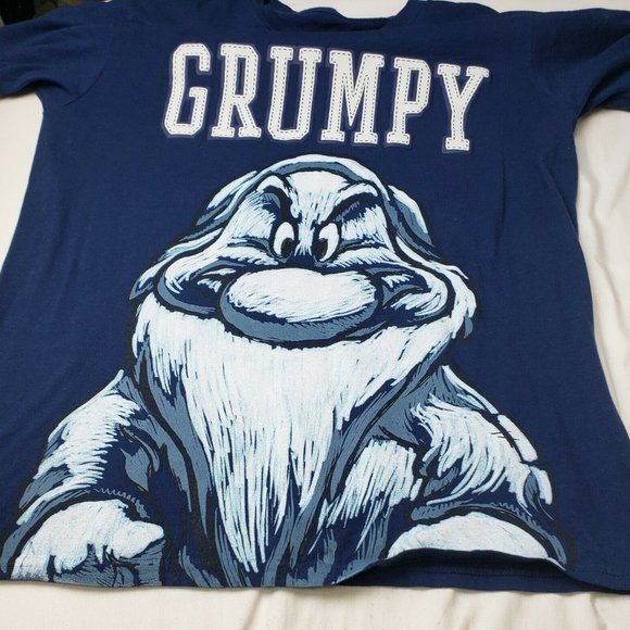 Hanes Nano Navy Mens SZ:M Grumpy Snow White Dwarve - Picture 6 of 7